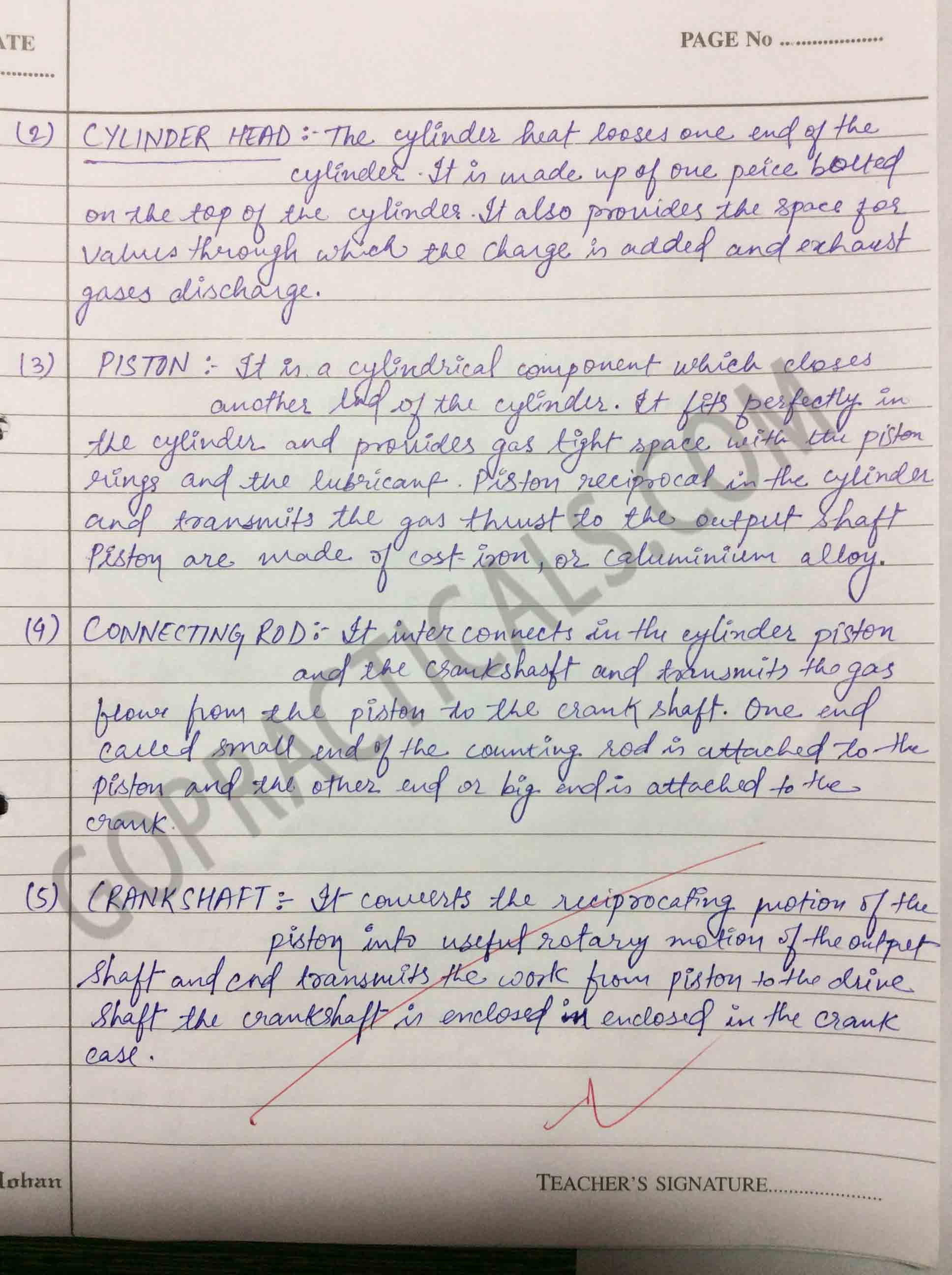 Study of four stroke engine mechanical practical-3